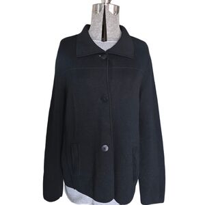 Talbots Classic Capsule Wordorbe Black Women's 100% Italian Wool